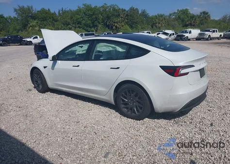 2025 Tesla Model 3 Long Range Rear-Wheel Drive from USA, damaged, VIN 5YJ3E1EA7SF978831